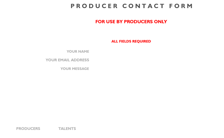 contact from producer