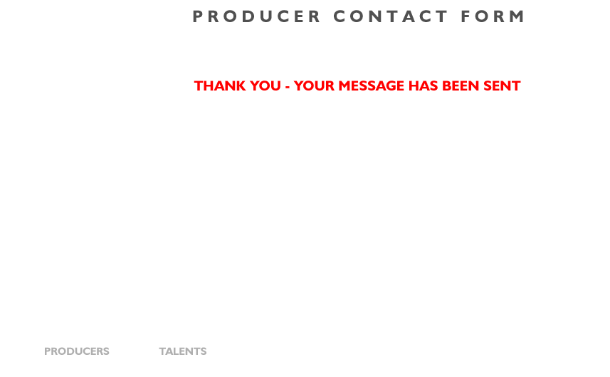 contact from producer sent